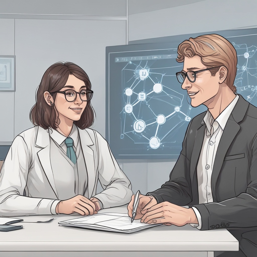 Decentralized learning platform showing mentor and student interaction